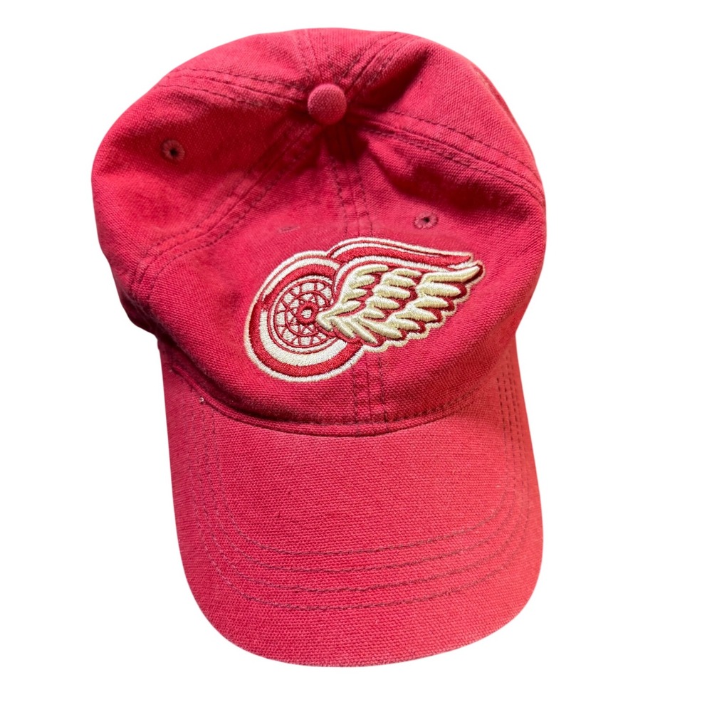 Detroit Red Wings NHL Hockey Reebok Face Off Headwear Cap‎ Red One Size Fits All